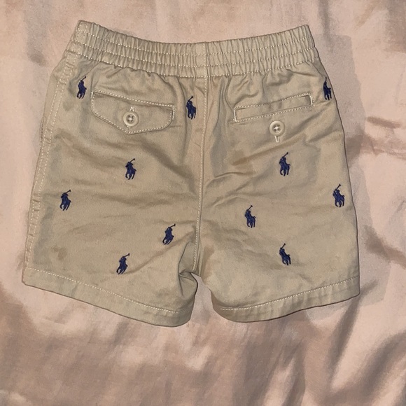 Boys Polo logo khaki shorts - Picture 2 of 2